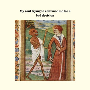 Medieval Art Memes - Letterflix Instagram